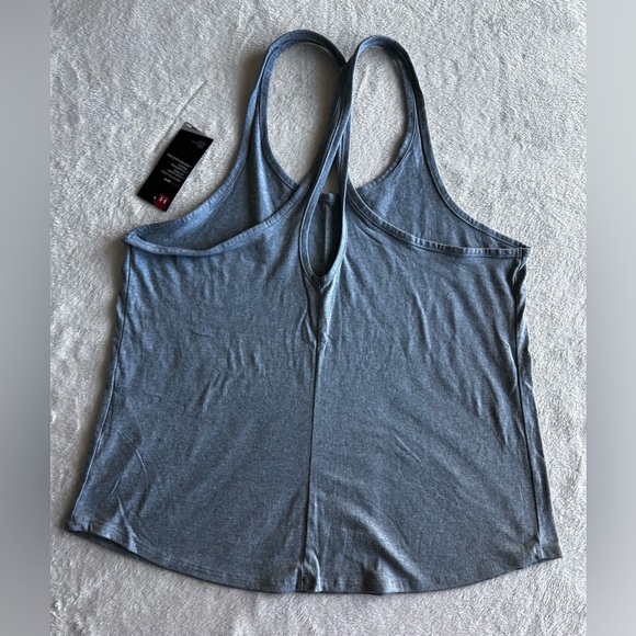 Under Armour Gray Racerback Tank Top - Picture 2 of 3
